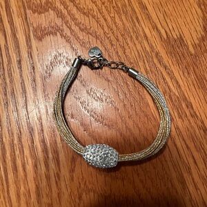 QVC Gold and Silver Multi-Strand Bracelet